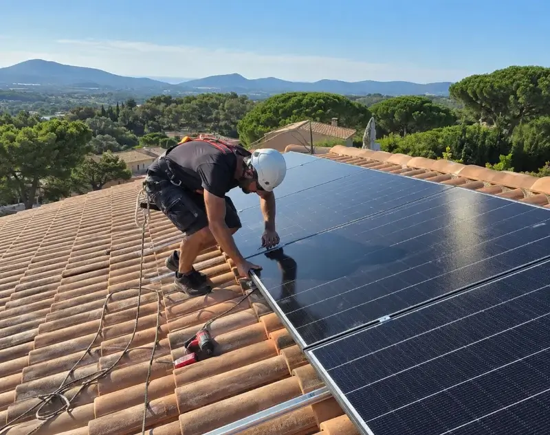 Installateur panneaux solaires Prunet-et-Belpuig — pose photovoltaïque sur toiture