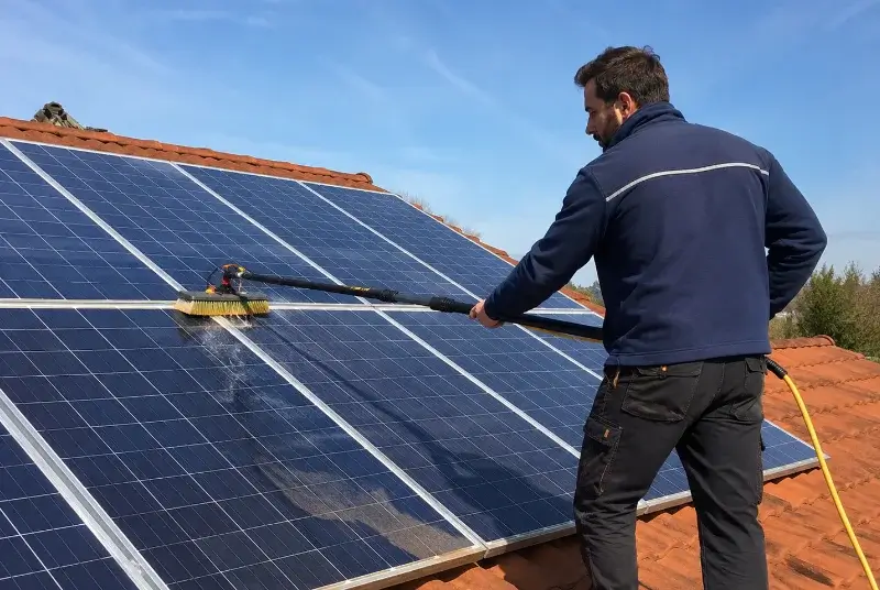 Nettoyage et entretien de panneaux solaires à Prunet-et-Belpuig